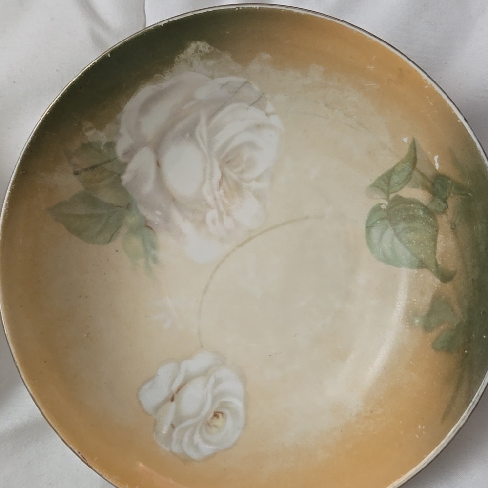 Floral Saucer Set - Picture 3 of 10